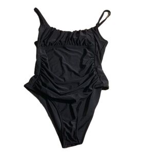 XL black one piece bathing suit XL